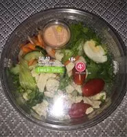 Mängden socker i Salade poulet,pâtes&sauce cocktail