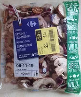 Mängden socker i Champignons de Paris - mélange à étuver