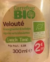 Mängden socker i Velouté Légumes vert et boulettes