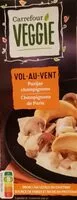 Mängden socker i Vol-au-vent champignons de Paris