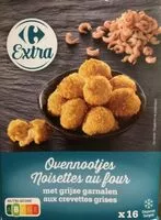 Mängden socker i Noisettes au four aux crevettes grises