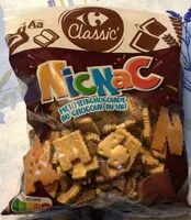 Mängden socker i NicNac chocolat au Lait