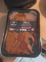 Mängden socker i Paella poulet et fruit de mer