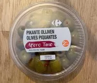 Mängden socker i Olives piquantes