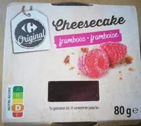 Mängden socker i Cheesecake framboise