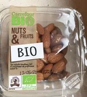 Mängden socker i Nuts fruits Bio