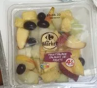 Mängden socker i Fruitsalade Salades de Fruits