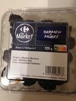 Mängden socker i Mûres