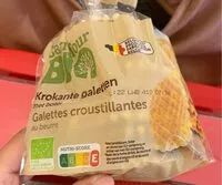 Mängden socker i Galettes croustillantes