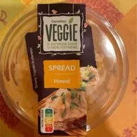 Mängden socker i Veggie Spread Hawaï