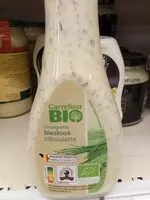 Mängden socker i Vinaigrette ciboulette bio