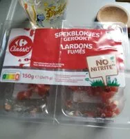 Mängden socker i Lardons fumés