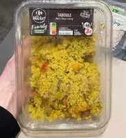 Mängden socker i Taboule avec curry