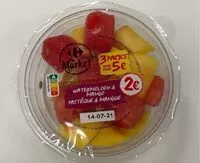 Mängden socker i Pasteque et mangue