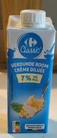 Mängden socker i Crème diluée 7%