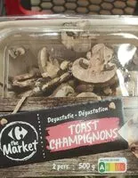 Mängden socker i Toast champignon