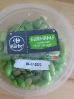 Mängden socker i Edamame Fève de soja
