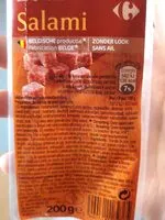 Mängden socker i Salami Carrefour