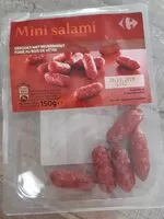Mängden socker i Mini salami fumé au bois de hêtre