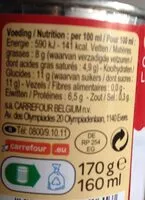 Mängden socker i Lait entier concentre