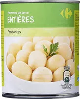Mängden socker i Pommes de terre Entières