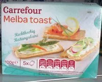 Mängden socker i Melba toast
