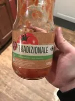 Mängden socker i Sauce pasta tradizionale aux légumes