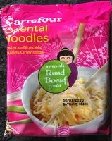 Mängden socker i Nouilles orientales goût boeuf