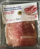 Mängden socker i Jambon foret noire IGP