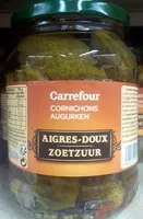 Mängden socker i Cornichons aigres-doux