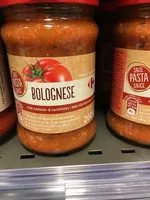Mängden socker i Bolognese