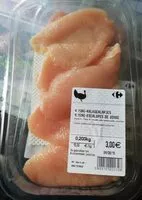 Mängden socker i 4 mini escalopes de dinde