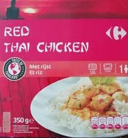 Mängden socker i Red thai chicken et riz