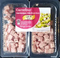 Mängden socker i Dès de jambon cuit