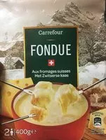 Mängden socker i La fondue aux fromages Suisses