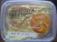 Mängden socker i Salade de poulet curry