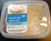 Mängden socker i GEROOKTE ZALM Saumon fumé