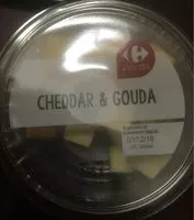 Mängden socker i Chedar et gouda