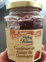 Mängden socker i Confiture de fraises de Dordogne