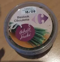 Mängden socker i Ciboulette haché