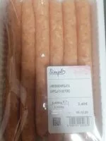 Mängden socker i Chipolata de porc