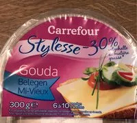 Mängden socker i Gouda mi vieux Stylesse
