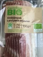 Mängden socker i Lard petit déjeuner bio