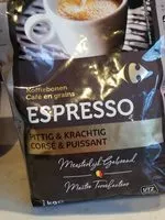 Mängden socker i Café expresso en grains