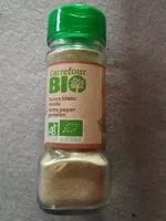 Mängden socker i Poivre blanc moulu