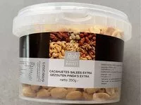 Mängden socker i Cacahuètes salées EXTRA