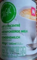 Mängden socker i Lait Concentré