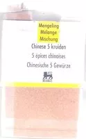 Mängden socker i Mélange 5 épices chinoises