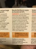 Mängden socker i Choco petit beurre