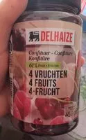Mängden socker i Confiture 4 Fruits
